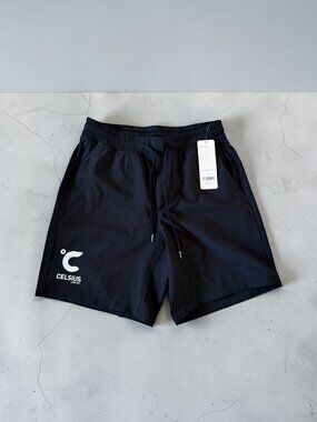 CELSIUS Men’s Black Workout Shorts Size Medium NEW NWT